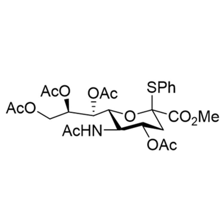 5-Acetamido-4,7,8,9-tetra-O-acetyl-2-S-phenyl-2-?thio-?neuraminic Acid Methyl Ester 